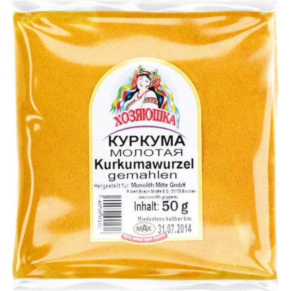 деталь Mletá kurkuma Chozjauška 50g