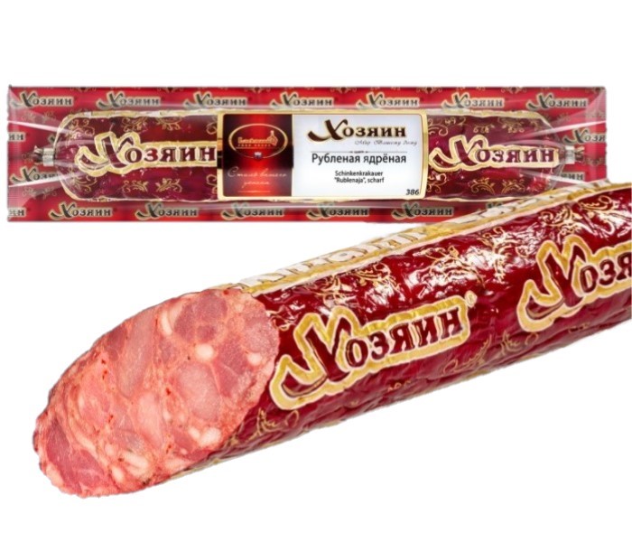 деталь Rublený palivý salám Lackmann 300g