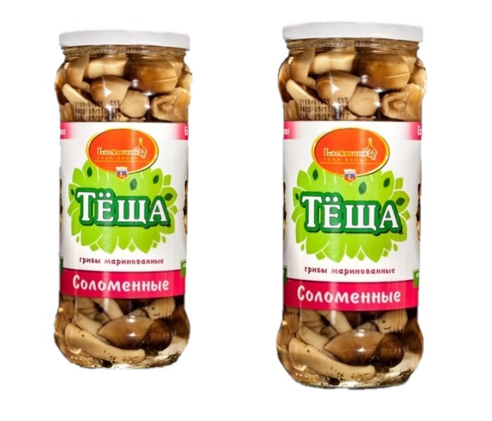 деталь Nakládané houby s česnekem 315g