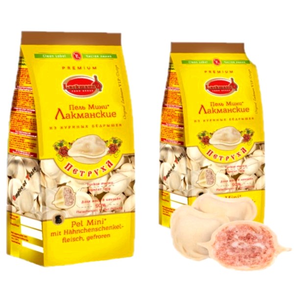деталь Pelmeně s kuřecích stehen 900g
