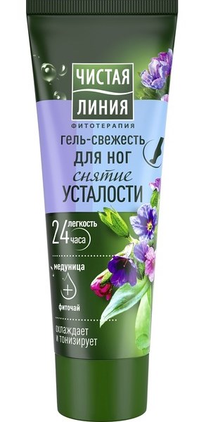 деталь Гель свежесть для ног 75мл Чистая линия