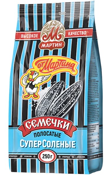 деталь Семечки суперсоленые 250г MARTIN