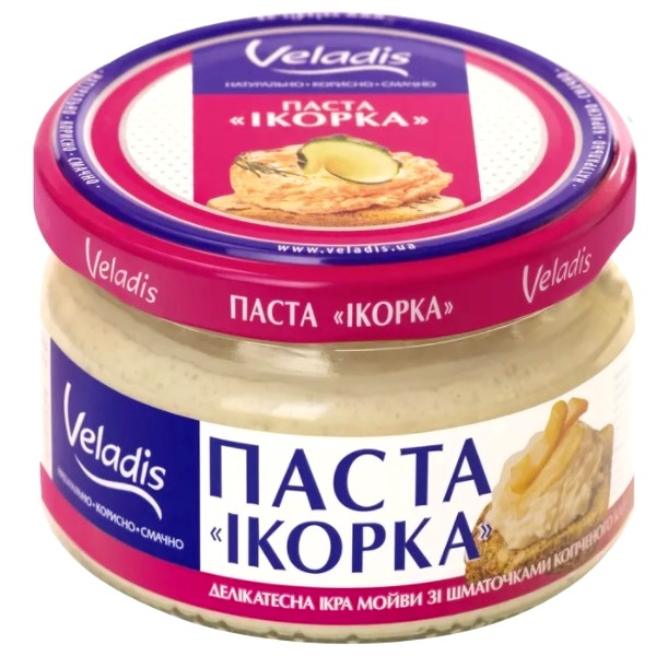 деталь Pasta s uzeným kalamarem 160g Veladis