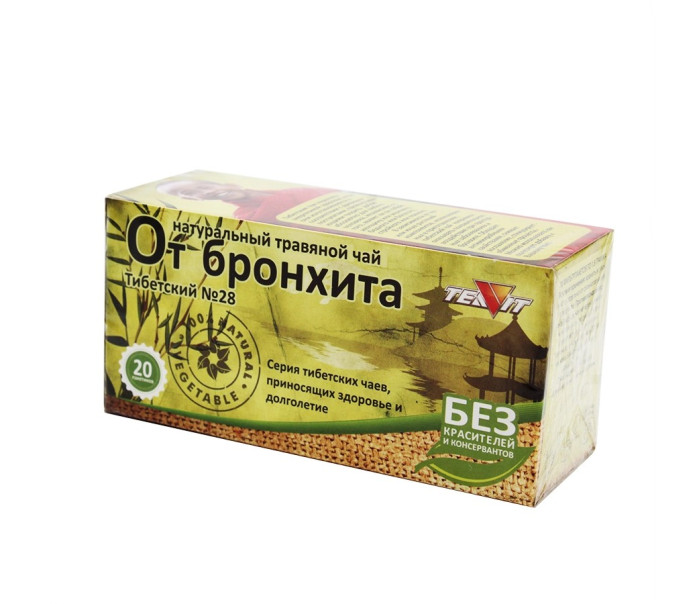 деталь Чай травяной от Бронхита Тибетский №28 20*1,8г, 36г Тиавит