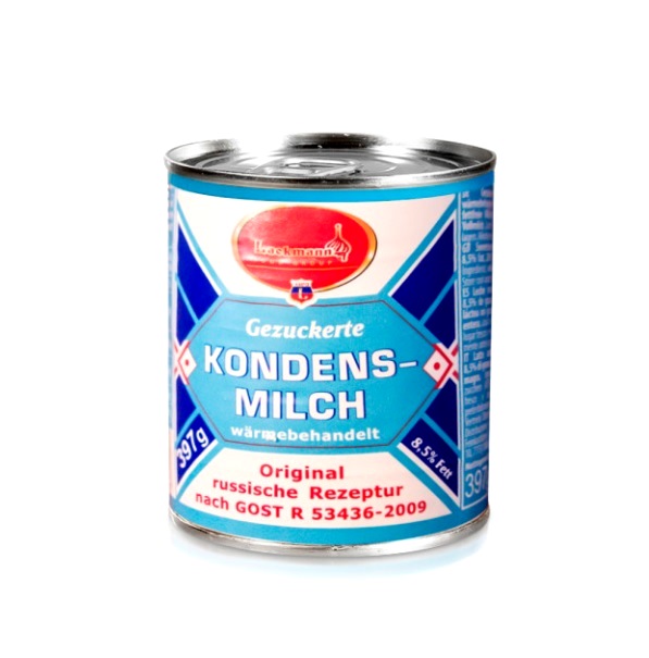 деталь Kondenzované mléko Lackmann 397g
