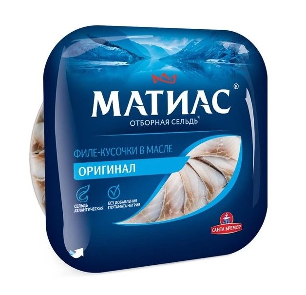 деталь Филе сельди в масле Original 200г MATIAS 