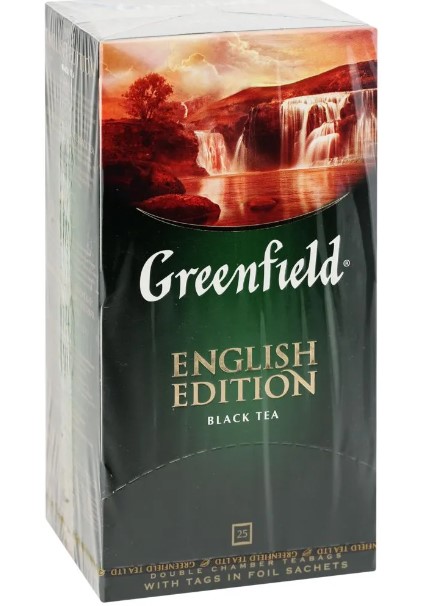 деталь Чай черный Greenfield 25*2г English Edition