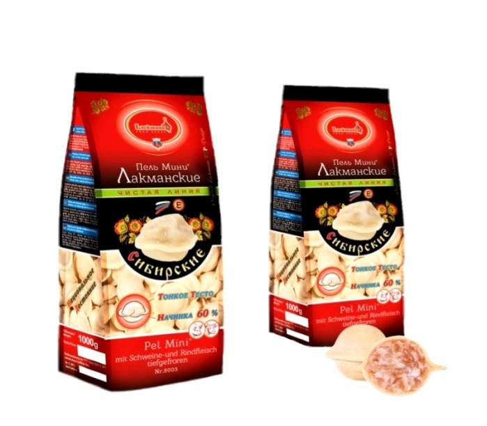деталь Pelmeně Sibiřské Lackmann 900g