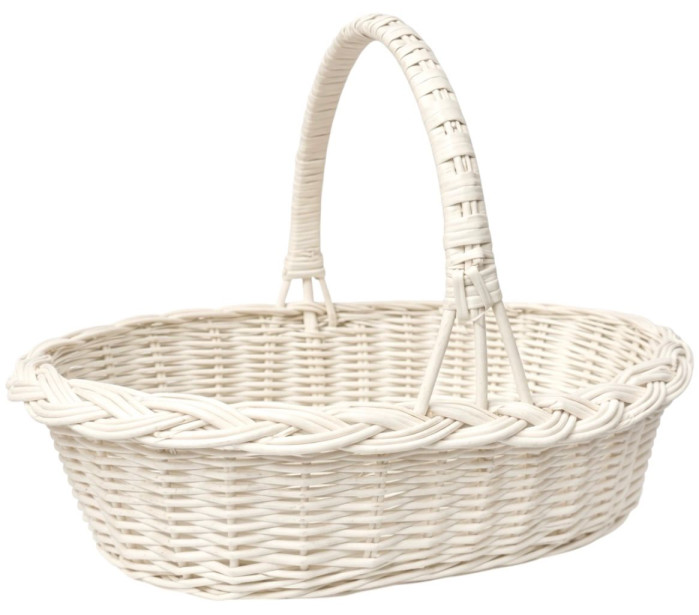 деталь Velikonoční košík Kosička bílý L