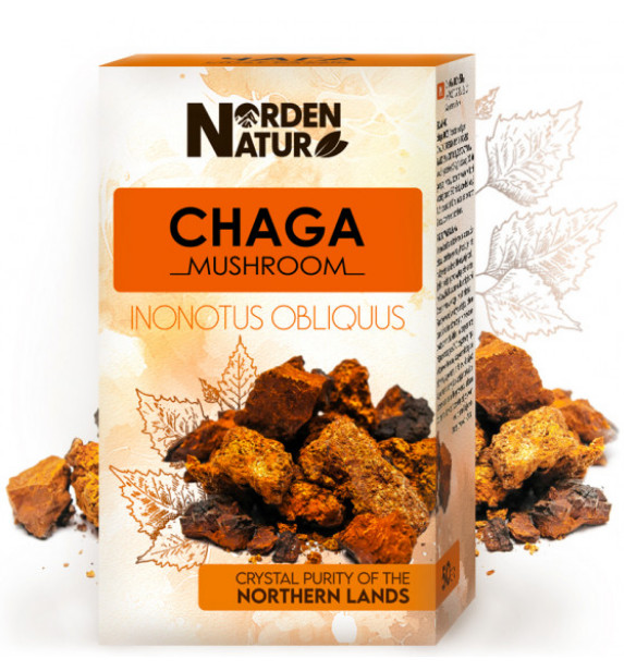 деталь Чай Чага 100% 50g NORDEN NATUR