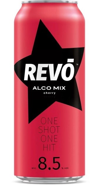 деталь Энергетический напиток Cherry 0,5Л REVO