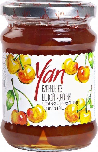 деталь Варенье из белой вишни 300г YAN