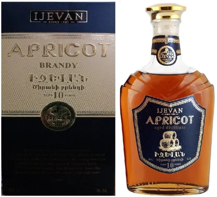 деталь Бренди Apricot 10-летний 0,5л 40% IJEVAN