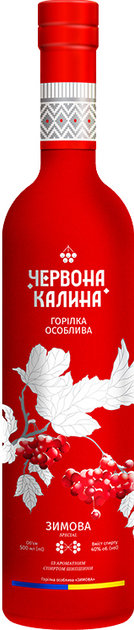 деталь Vodka Červona Kalina Zimní 40% Alk. 0,5L