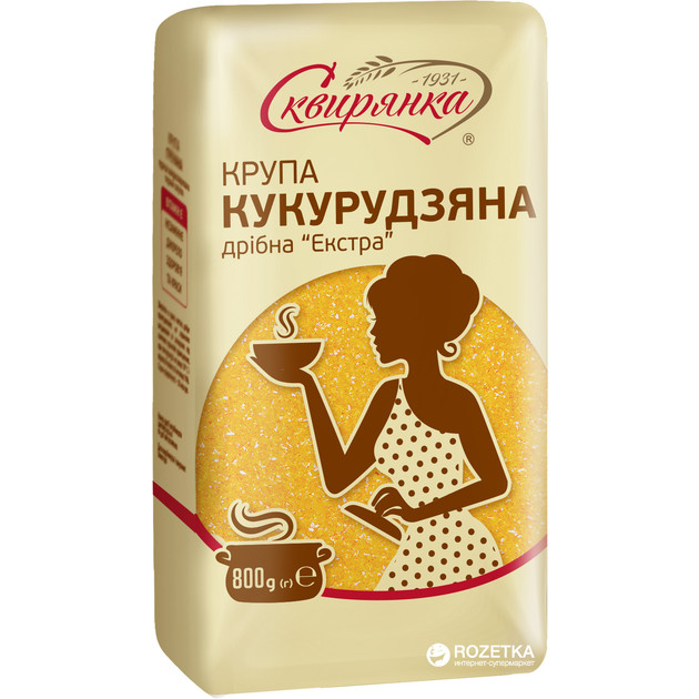 деталь Крупа кукурузная 800г Сквирянка