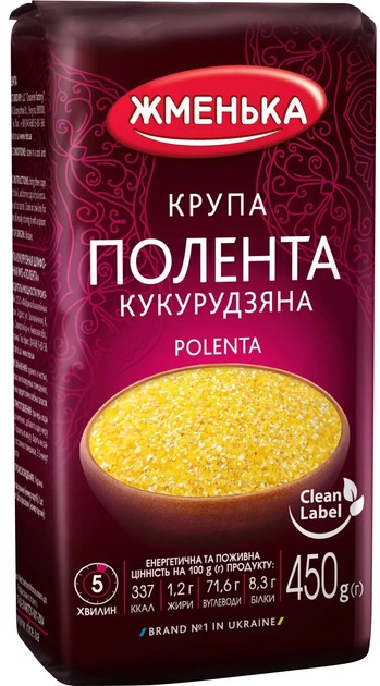 деталь Крупа кукурузная POLENTA 450 г Žménka