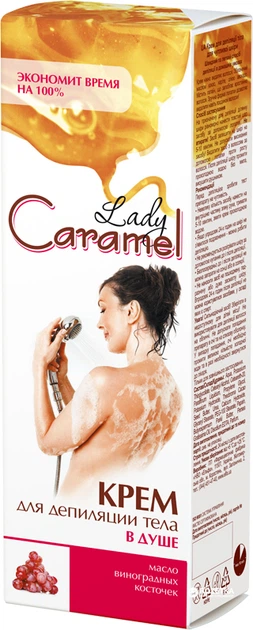 деталь Депиляционный крем для тела 100мл Lady Caramel