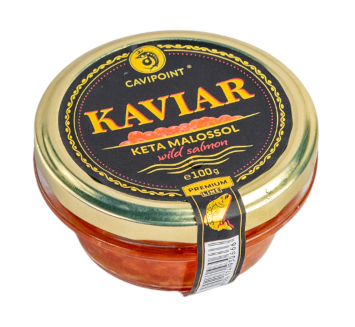 деталь Kaviár z divokého lososa Keta Premium 100g