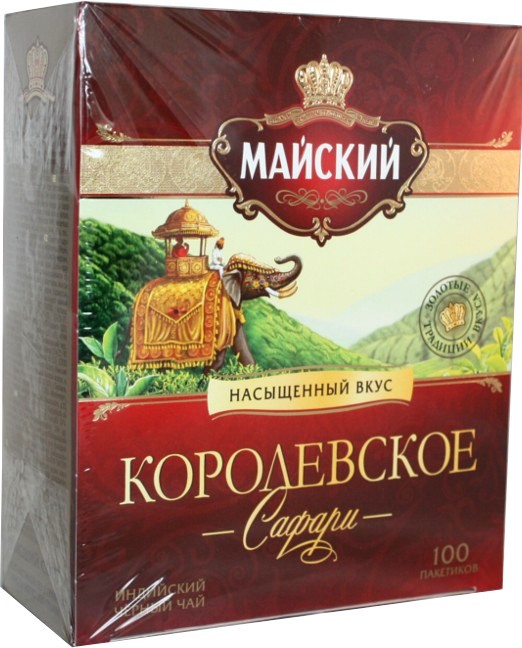 деталь Čaj černý Mayskij SAFARI 100*2g