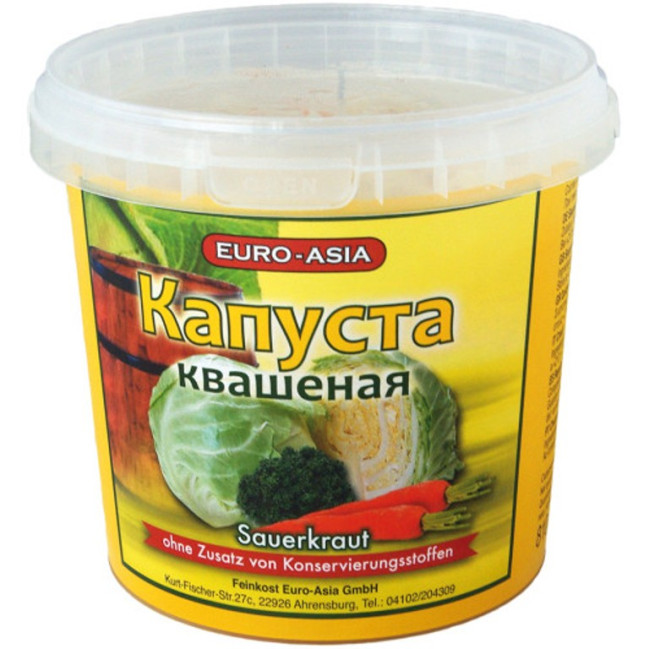 деталь Kvašené zelí Euro-Azia 710g