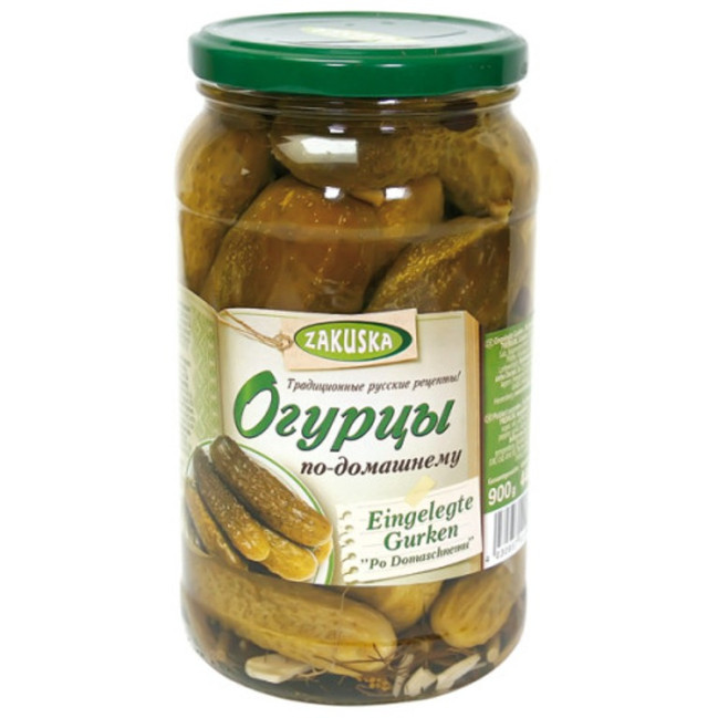 деталь Nakládané Okurky Domácí 410g