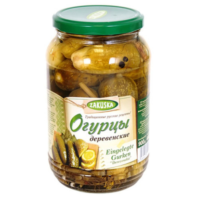 деталь Nakládané Okurky Selské 410g