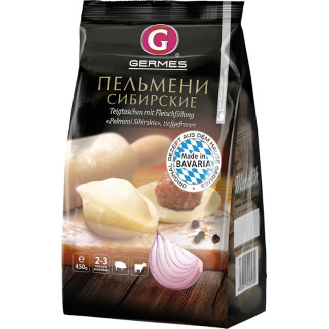 деталь Пельмени Сибирские Germes 450г