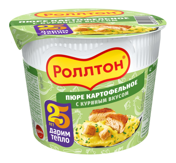 деталь Картофельное пюре со вкусом курицы 40г Роллтон