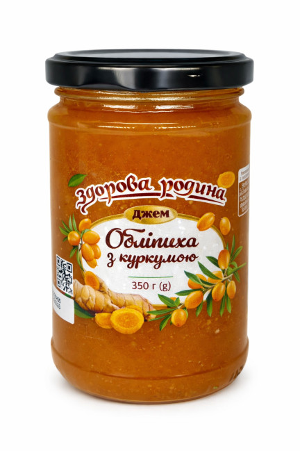 деталь Джем из облепихи с куркумой 350г Здорова родина