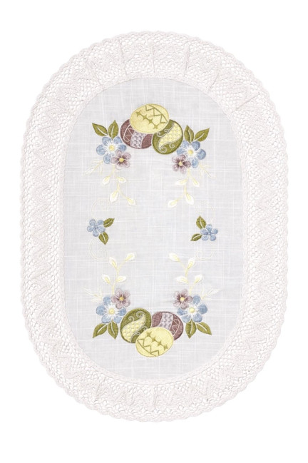 деталь Пасхальная салфетка в корзинку 60×40 см