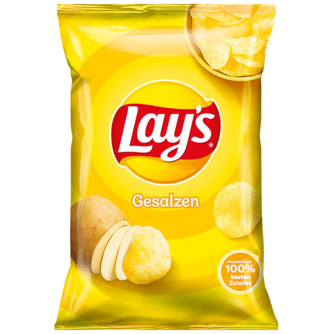деталь Чипсы со вкусом соли 150г Lays