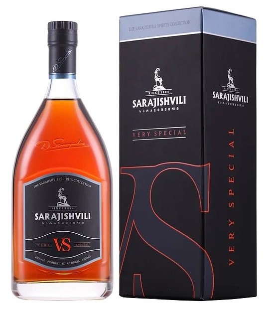 деталь Бренди VS 0,7Л 40% Sarajishvili 