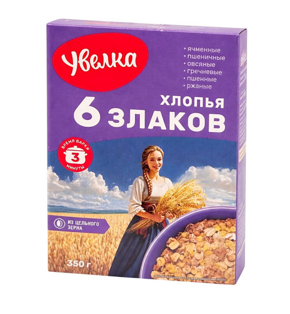 деталь Каша из шести видов злаков 350 г Увелка