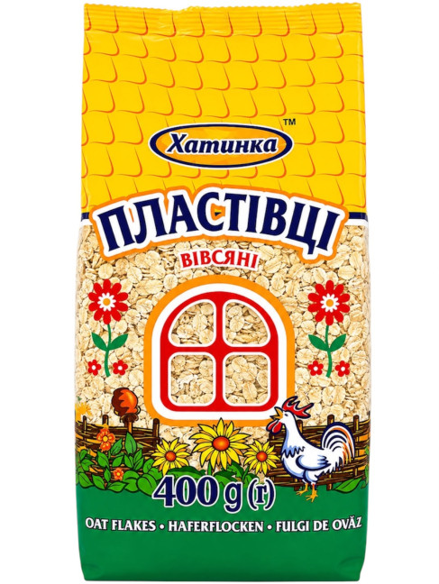 деталь Овсяные хлопья 400г Хатинка
