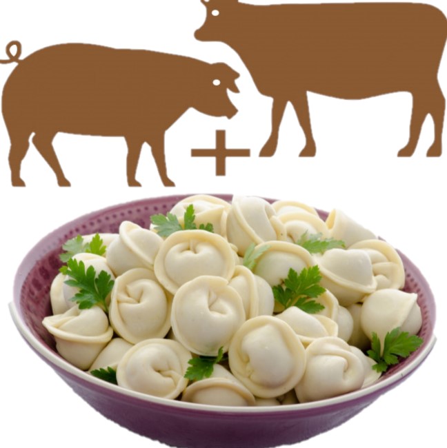 деталь Domácí Pelmené s hověz. a vepř. masem 500g