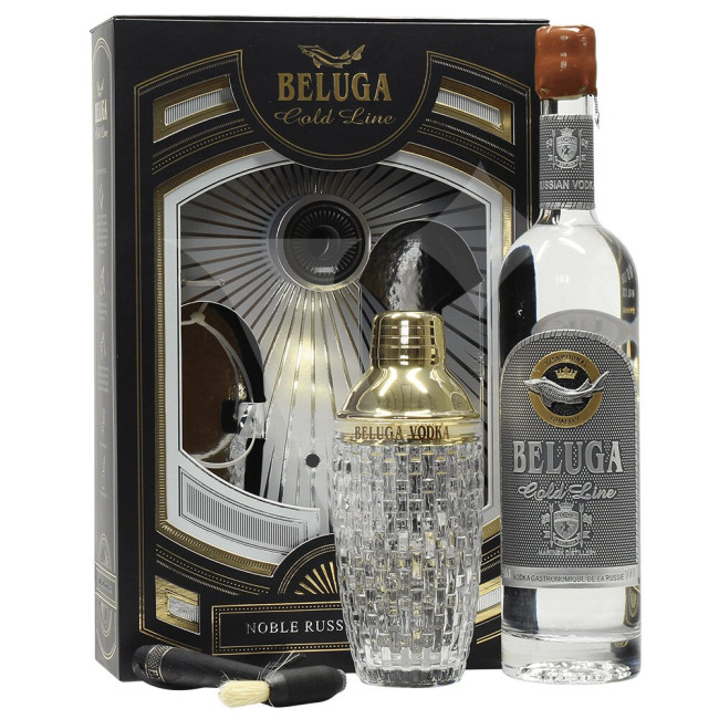 деталь Водка Beluga Gold Line 40% 0,7Л + шейкер