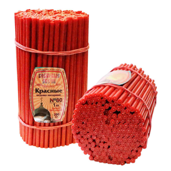 деталь Svíčky Medově Jantarové 18cm (N-80) 1ks