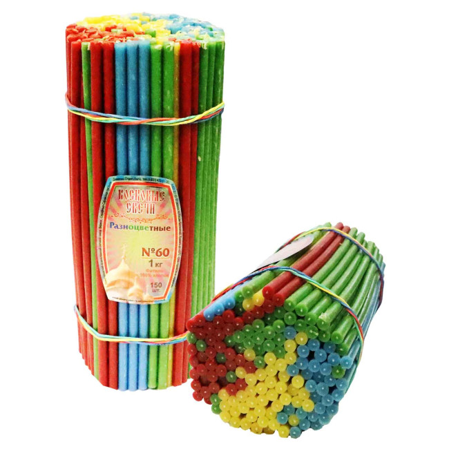 деталь Свечи Разные цвета 17 - 21 см 1 шт