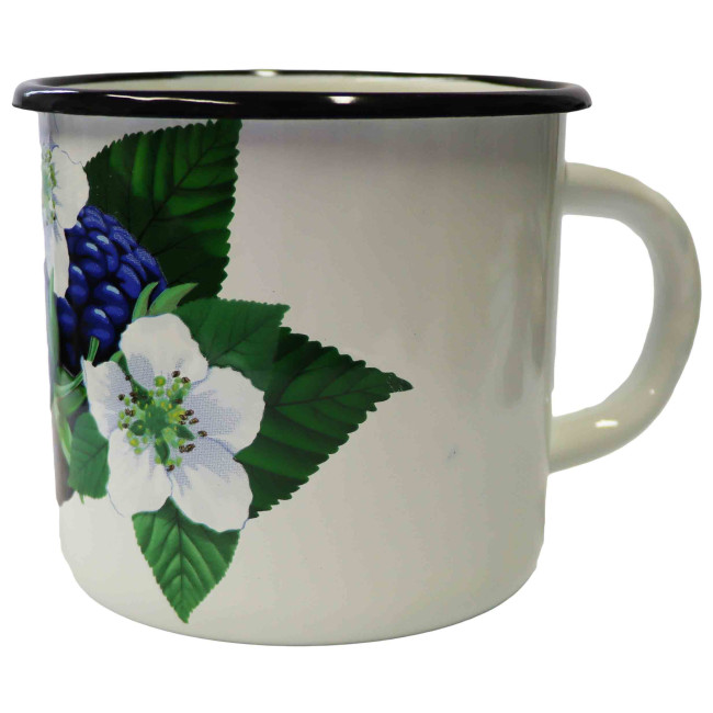 деталь Эмалированная кружка Ежевика 1л