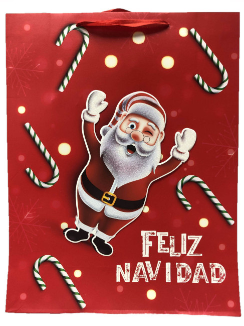 деталь Vánoční dárková taška 3D červená