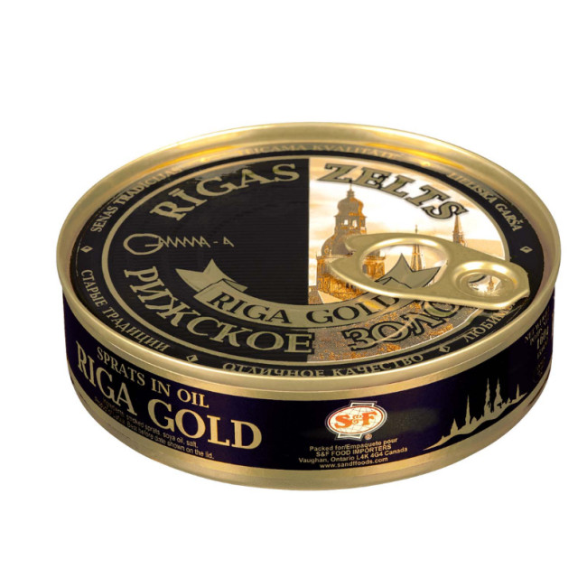 деталь Šproty v oleji RIGA GOLD 112g