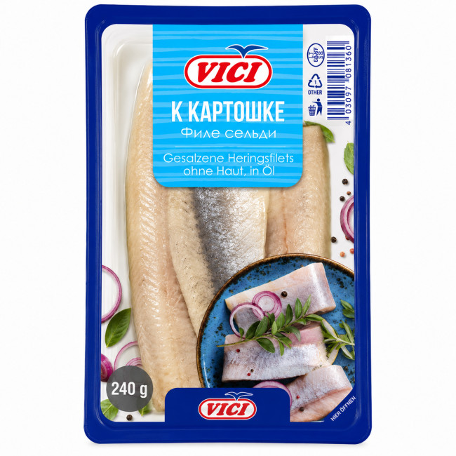 деталь Sleď v oleji VICI 240g