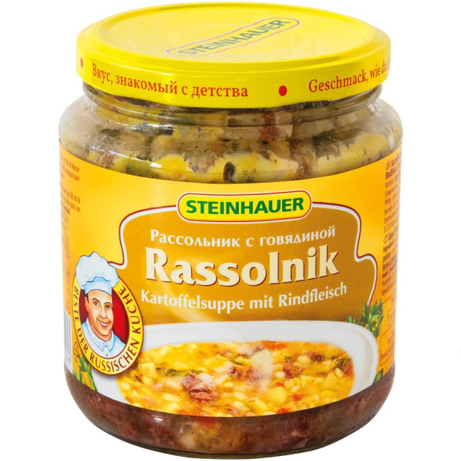 деталь Rassolnik s hovězím masem 530g