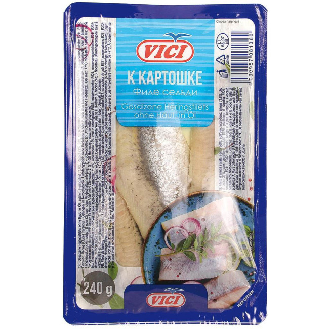 деталь Sleď v oleji VICI 240g