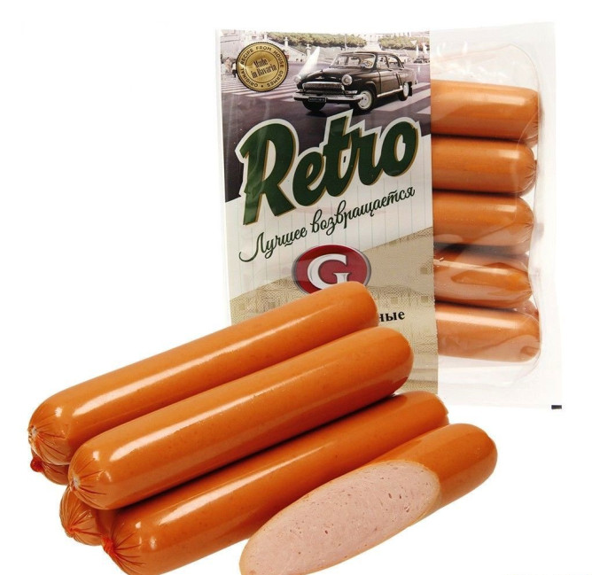 деталь Куриные сосиски 450г Retro