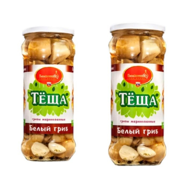 деталь Nakládané bílé houby Lackmann 315g