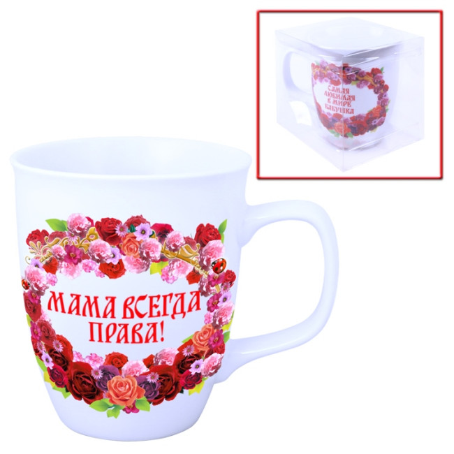 деталь Кружка (керамика) Мама всегда права 0,4Л