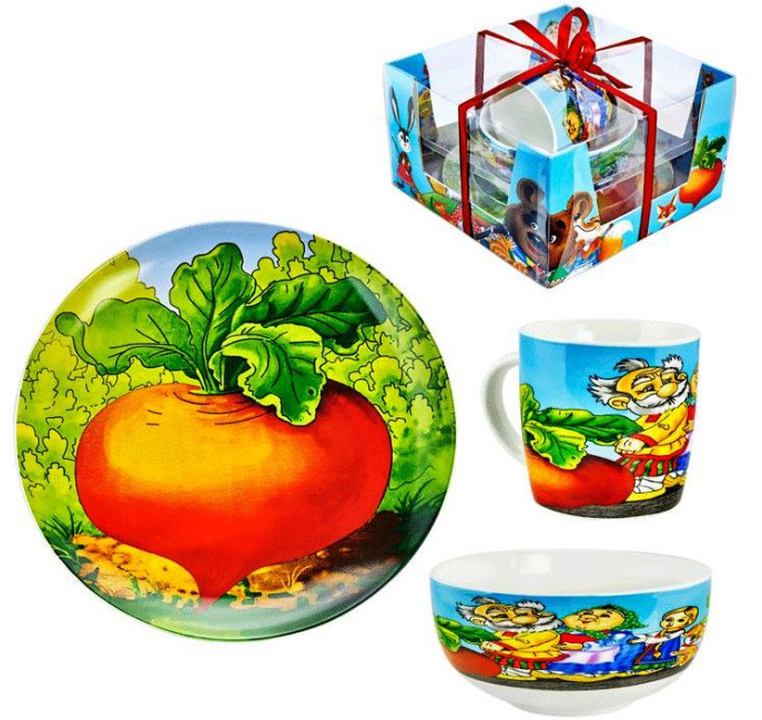 деталь Dětský porcelánový nabor nadobí Repka
