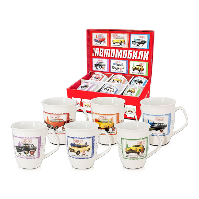 деталь Набор кружек наши машины (керамика)