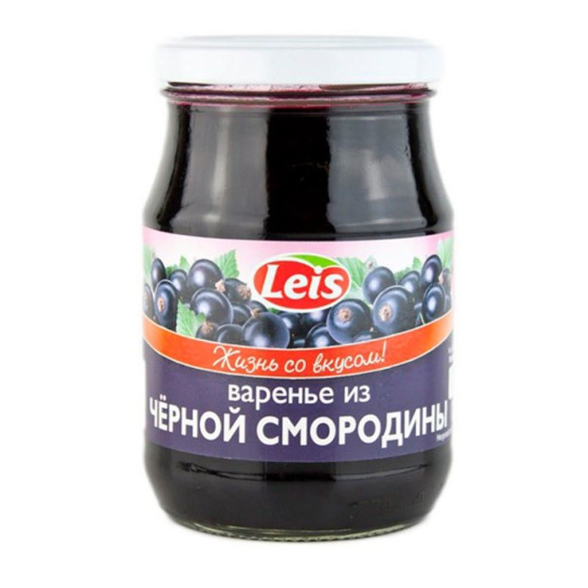 деталь Leis Zavařenina z černého rybízu 430g